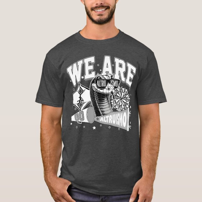Camiseta We are Altruismo Go Cheer Altruismo RCA Retro Scho (Anverso)