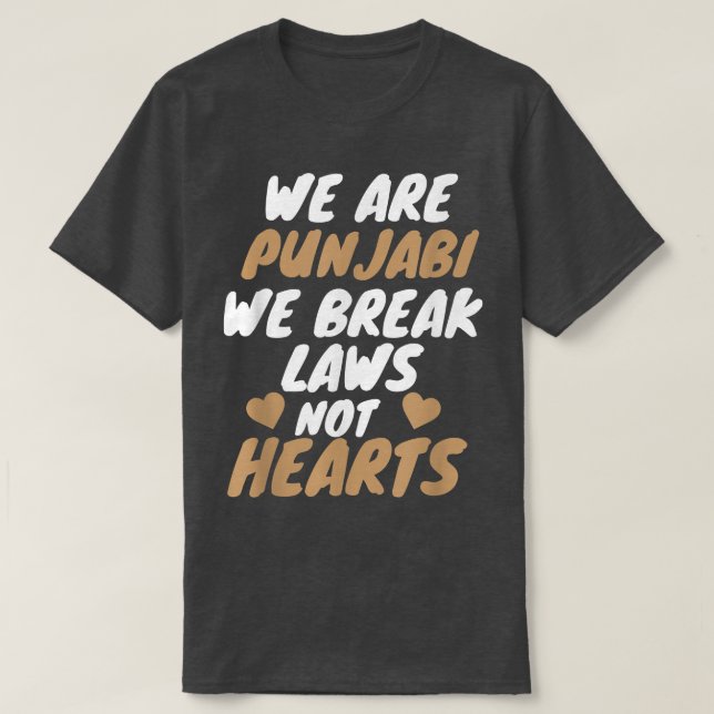Camiseta We Are Punjabi Funny Sarcastic Memes  (Diseño del anverso)