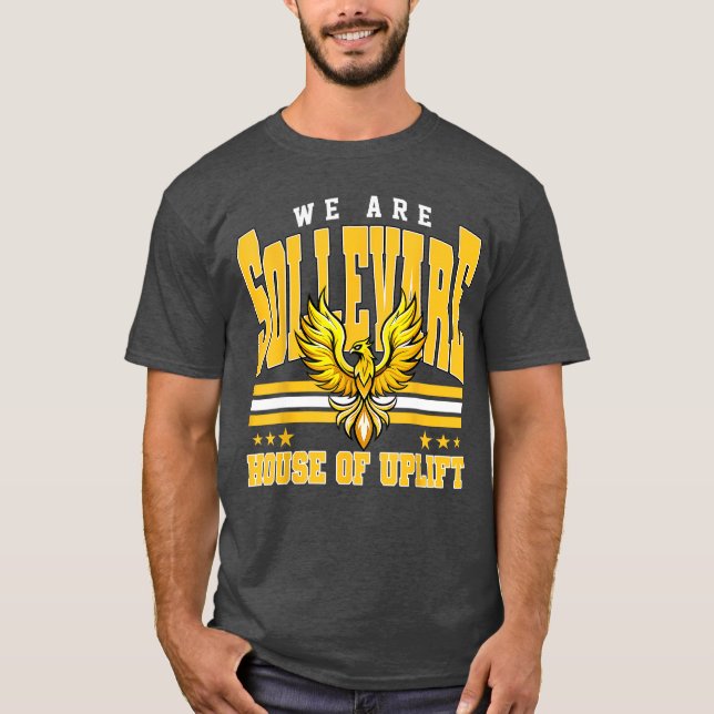 Camiseta We are Sollevare Retro Mascot School Cheering frie (Anverso)