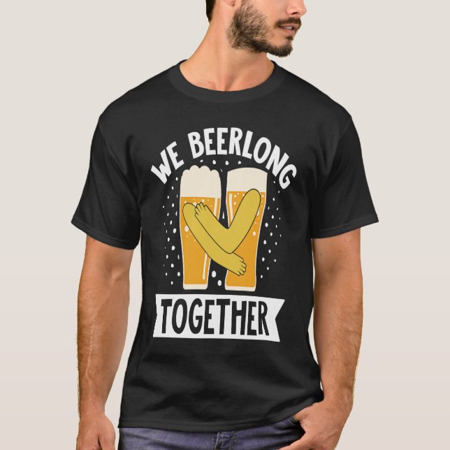 Camiseta We Beerlong Together Smoker Grill Barbecue Meat Gr (Anverso)