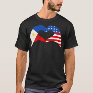 Camiseta We Heart Philippines USA Patriot Series
