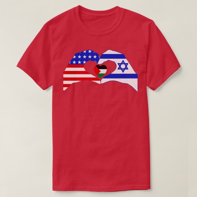 Camiseta We Heart USAPalestine Patriot Series (Diseño del anverso)