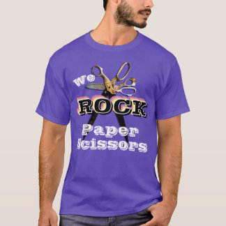 Camiseta We Rock Paper Scissors Scrapbook T-Shirt