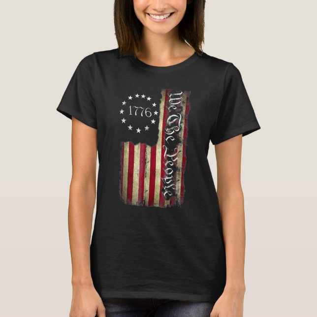 Camiseta We The People American History 1776 Independence D (Anverso)