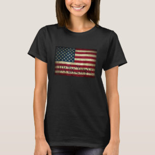 Camiseta We The People Vintage Worn American Flag United St