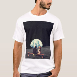 Camiseta We Used To Live There Surreal Space Collage