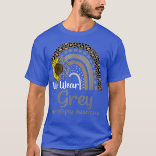 Camiseta We Wear Grey Narcolepsy Awareness Rainbow 
