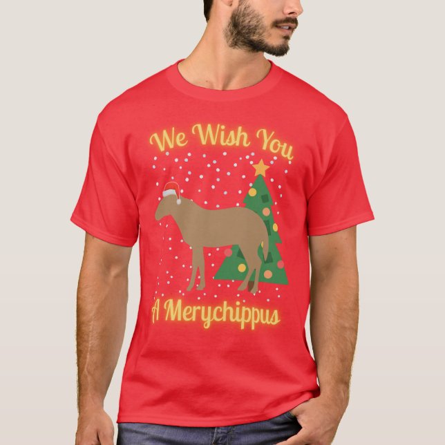 Camiseta We Wish You a Merychippus (Anverso)