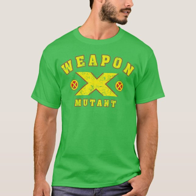 Camiseta Weapon X retro (Anverso)