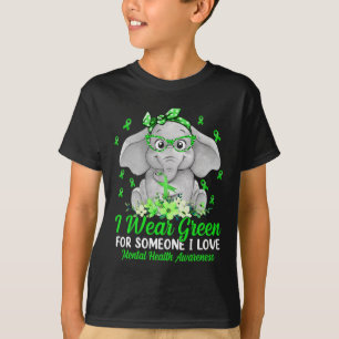 Camiseta Wear Green For Mental Health Awareness Elep