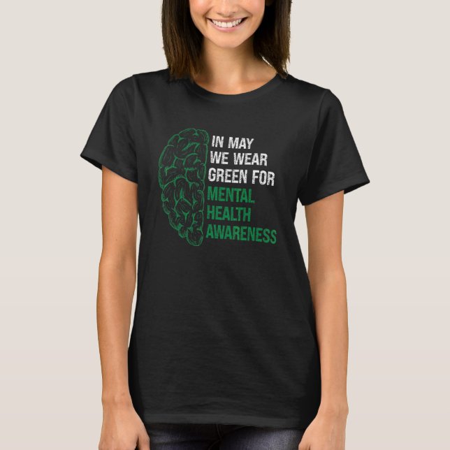 Camiseta Wear Green Para El Apoyo A La Concienciación Sobre (Anverso)
