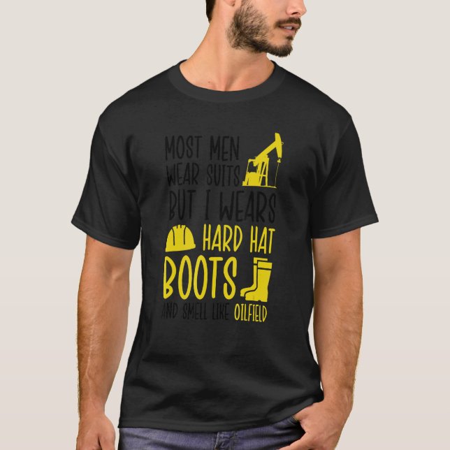 Camiseta Wear Suots Boots Huele Aceite De Oleoidal Rig Roug (Anverso)
