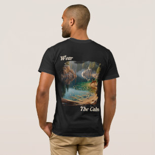 Camiseta Wear The Calm – Ciervo en el Lago Escénic