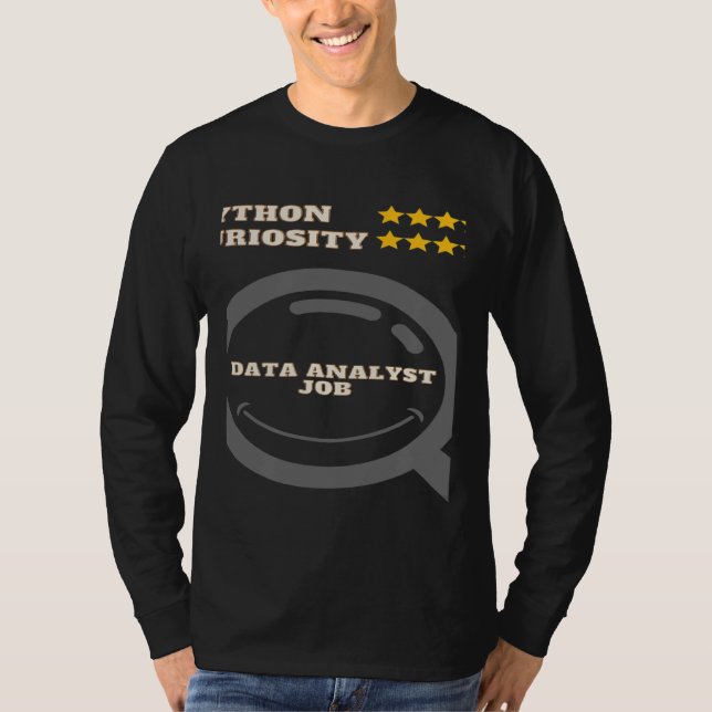 Camiseta Wear your python data analyst developer (Anverso)