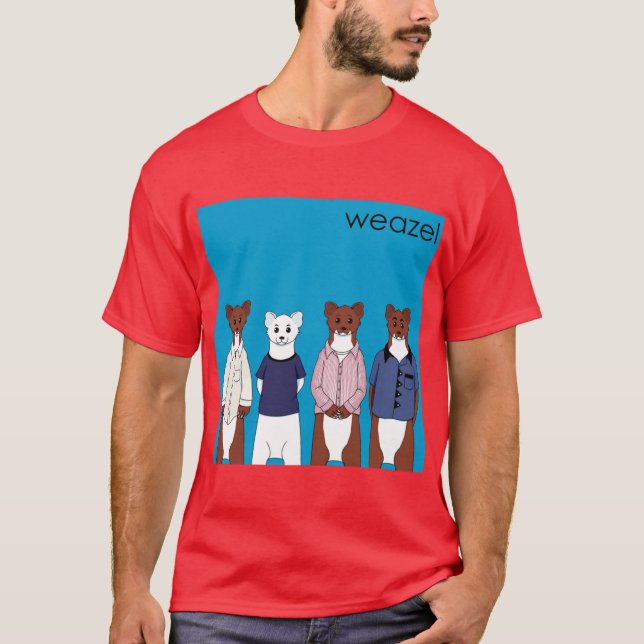 Camiseta Weasel Blue Album funny friends (Anverso)