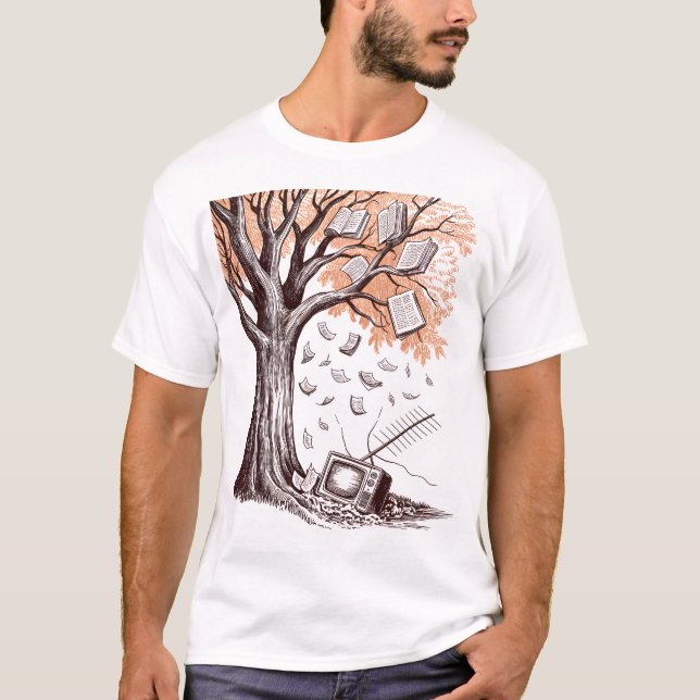 Camiseta Weathered Wisdom Woodcut (Anverso)