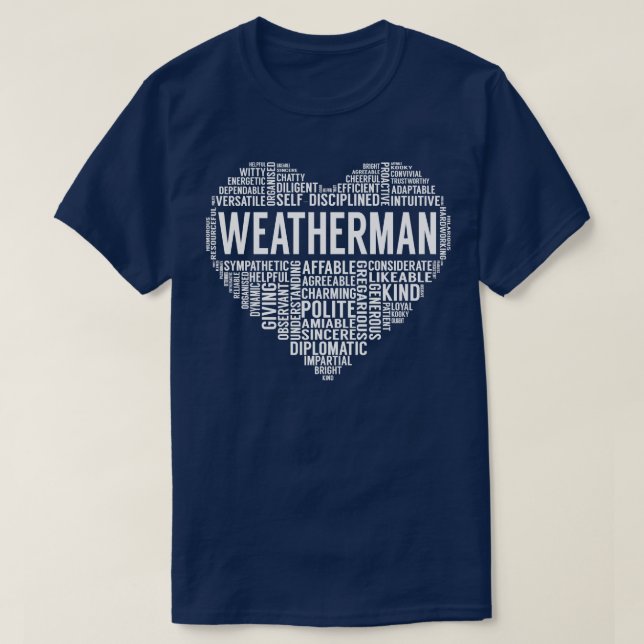 Camiseta Weatherman Heart (Diseño del anverso)