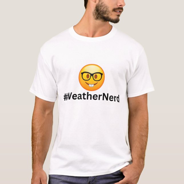 Camiseta #WeatherNerd (Anverso)