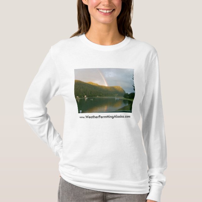 Camiseta WeatherPermttingAlaska.com (Anverso)
