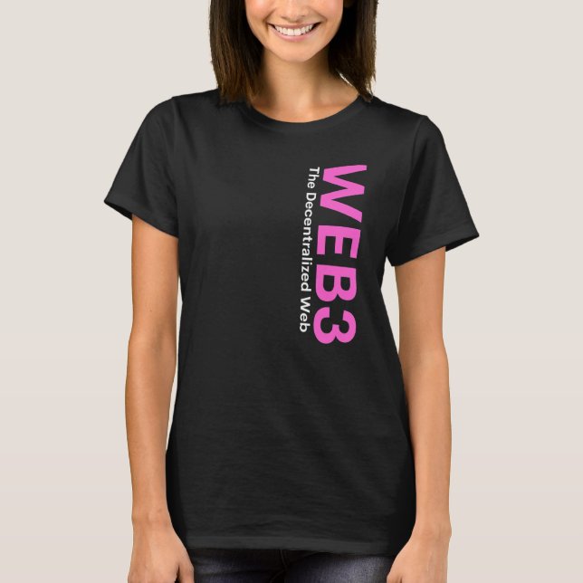 Camiseta WEB3 Crypto Blockchain NFT Internet3 0 DeFi Metave (Anverso)