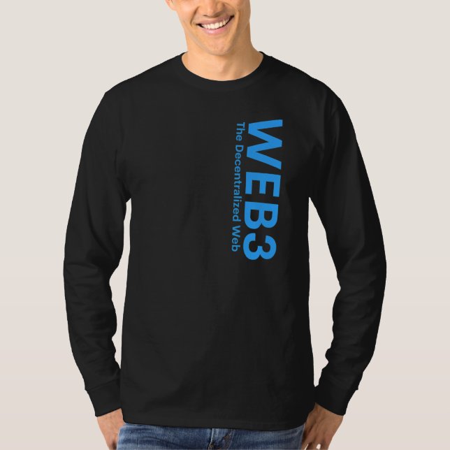 Camiseta WEB3 Crypto Internet3 0 Blockchain NFT DeFi Metave (Anverso)