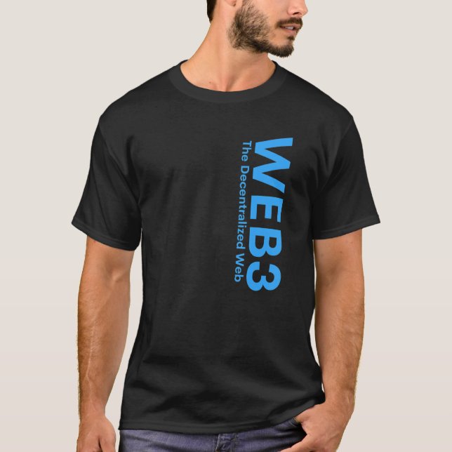 Camiseta WEB3 Crypto Internet3 0 Blockchain NFT DeFi Metave (Anverso)