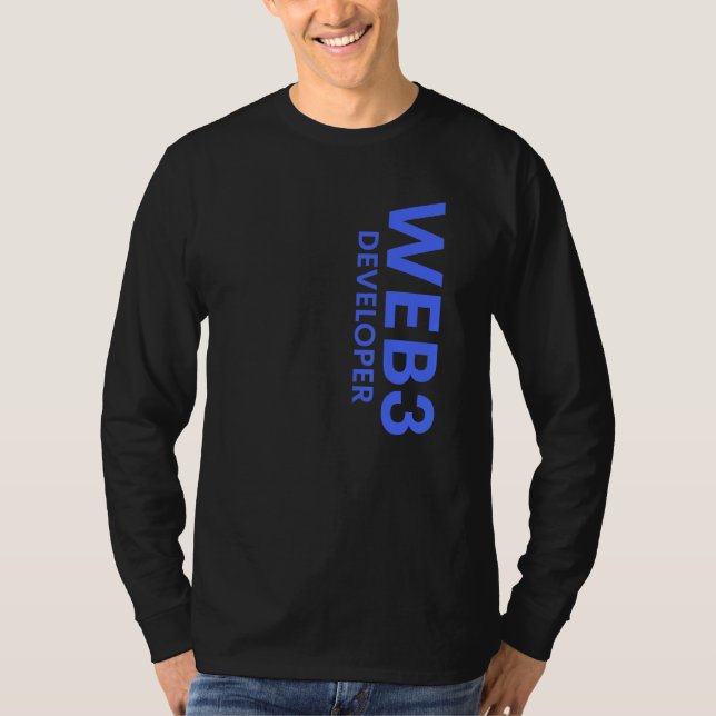 Camiseta Web3 Desarrollador Descentralizado Criptodivisa We (Anverso)