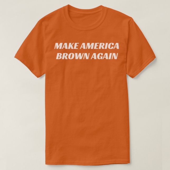 Camiseta WEB Brown Again MABA (Diseño del anverso)