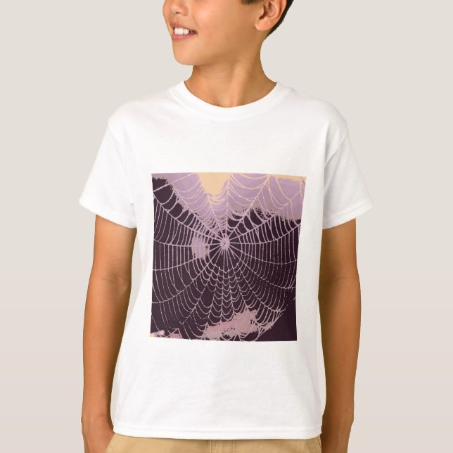 Camiseta Web de araña abstracta (Anverso)