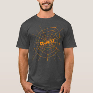 Camiseta web de araña de cuidado - mano desatada -