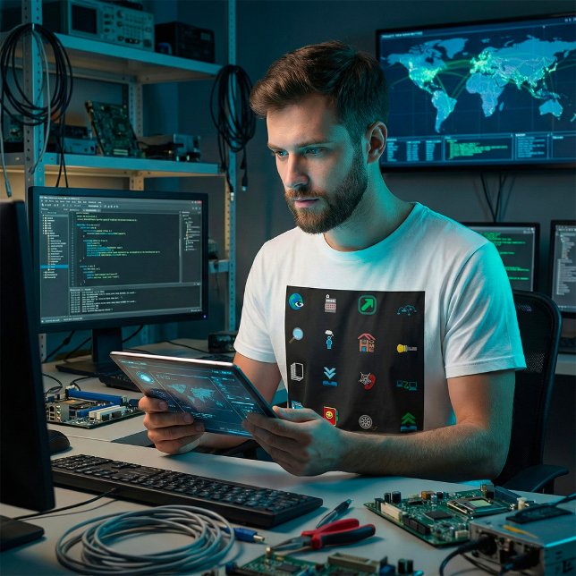 Camiseta Web Icons Mens T-Shirt (Subido por el creador)