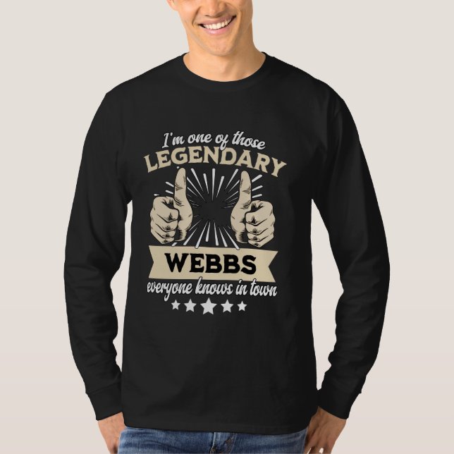 Camiseta Webb Apellido Webb Apellido Webb (Anverso)