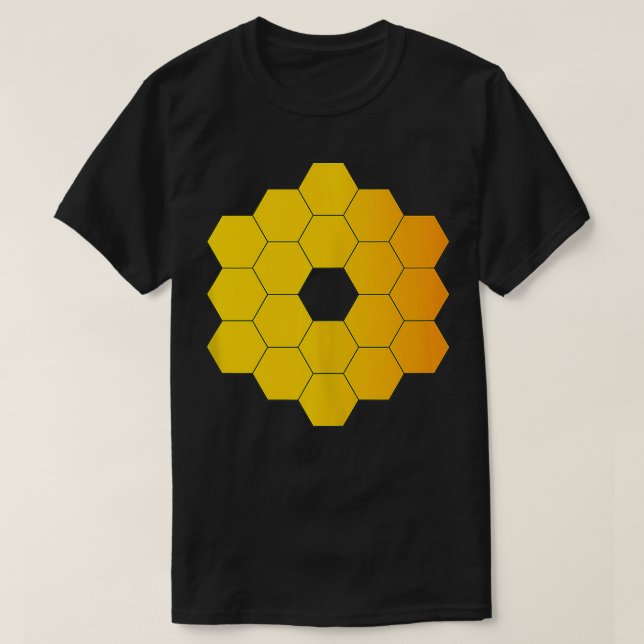 Camiseta Webb Space Telescope Mirror Design Science Univers (Diseño del anverso)