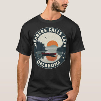 Camiseta Webbers cae del lago Oklahoma Sunset