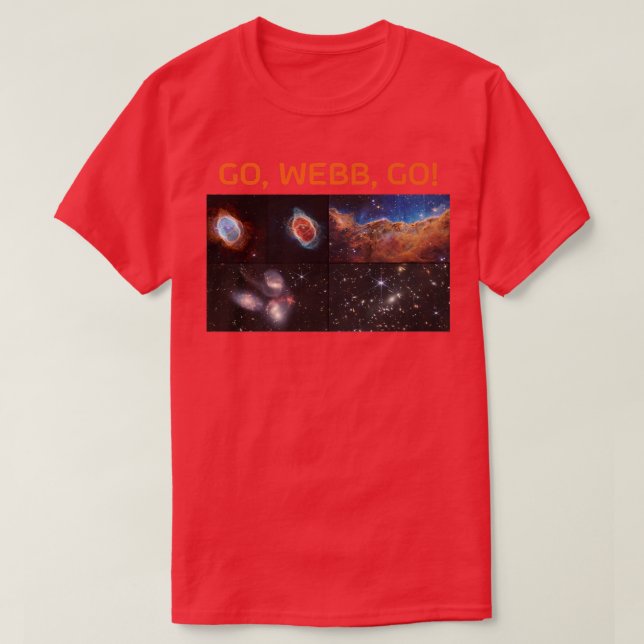 Camiseta Webb's First Images NASA James Webb Space Telescop (Diseño del anverso)