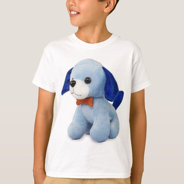 Camiseta Webby Soft Animal Standing Dog (Anverso)