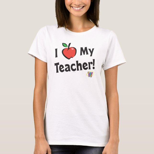 Camiseta Webkinz: ¡Amo a mi profesor! (Anverso)