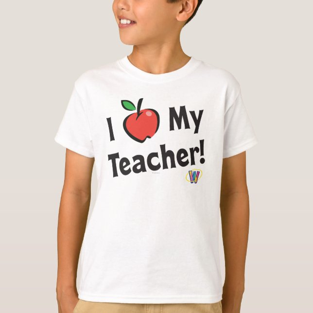 Camiseta Webkinz: ¡Amo a mi profesor! (Anverso)