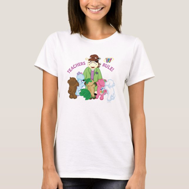 Camiseta Webkinz: ¡Regla de los profesores! (Anverso)