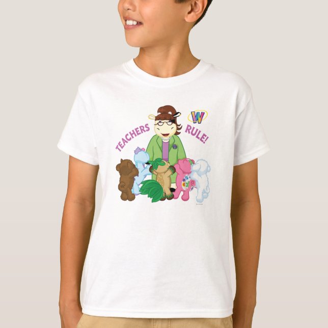Camiseta Webkinz: ¡Regla de los profesores! (Anverso)