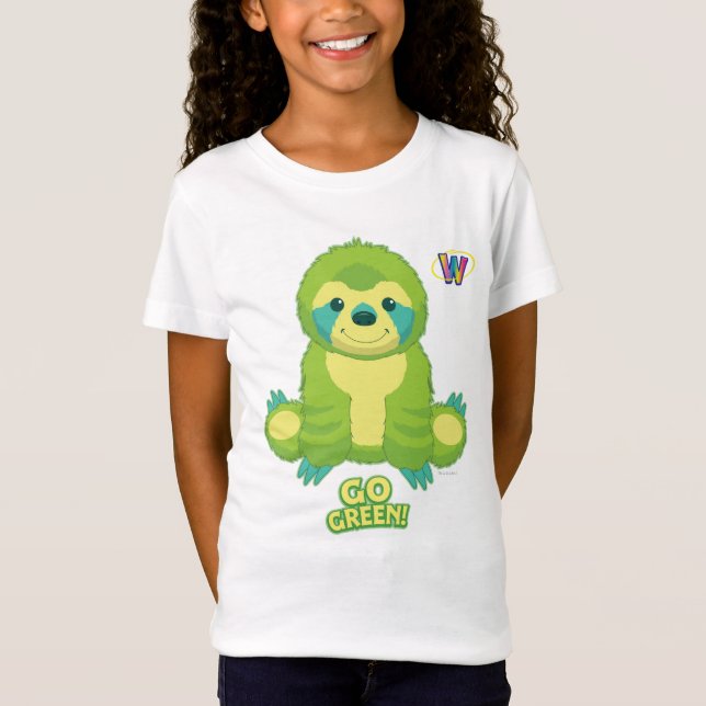 Camiseta Webkinz va modelo verde (Anverso)
