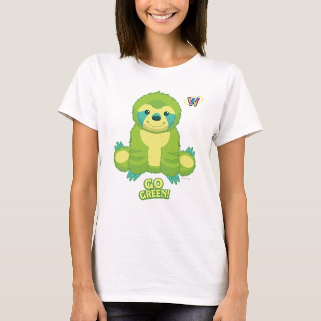 Camiseta Webkinz va modelo verde (Anverso)