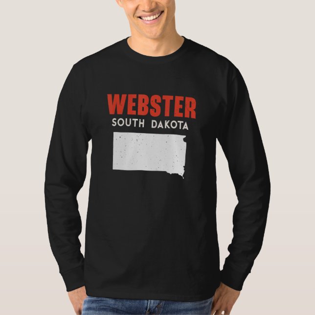 Camiseta Webster South Dakota USA State America Travel Sout (Anverso)