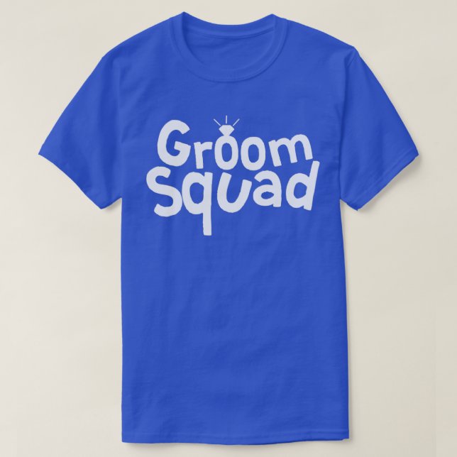 Camiseta wedding bachelor party groom squad (Diseño del anverso)