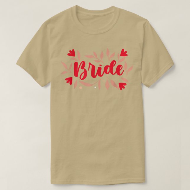 Camiseta Wedding Bride Bachelorette Party Bridesmaid Marria (Diseño del anverso)