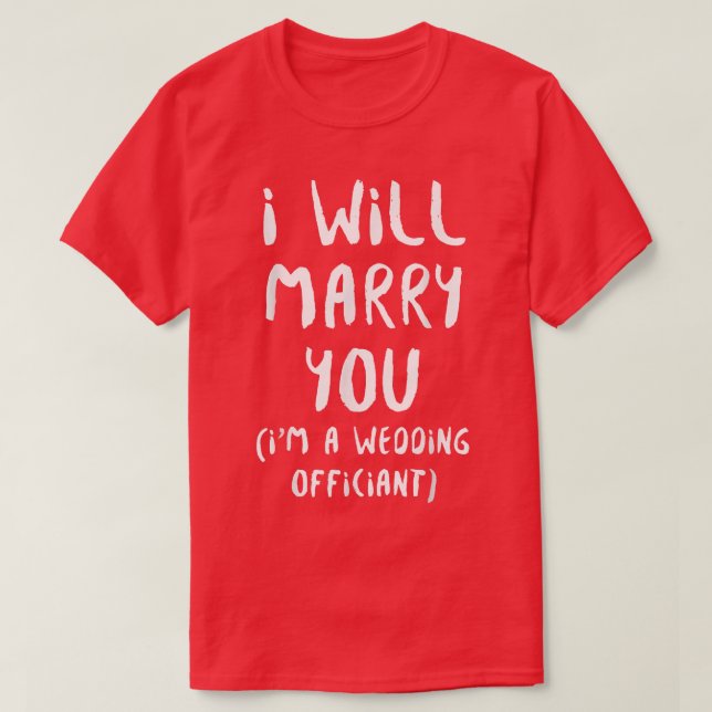 Camiseta Wedding Officiant You Internet Ordained Minister 2 (Diseño del anverso)
