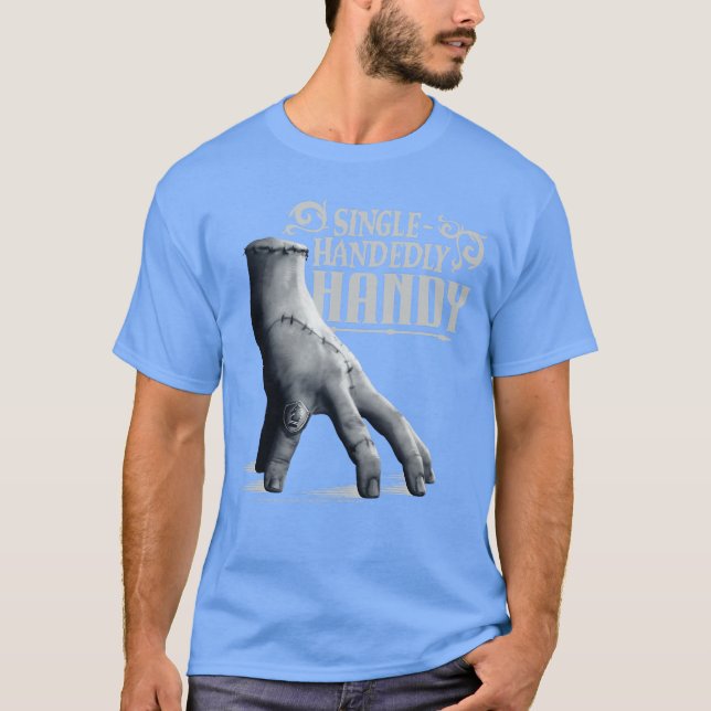 Camiseta Wednesday Season 2 SingleHandedly Handyhing boy (Anverso)