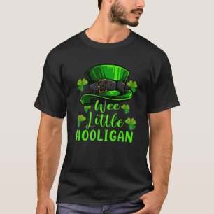 Camiseta Wee Little Hooligan St Patricks Day Lucky Clover K