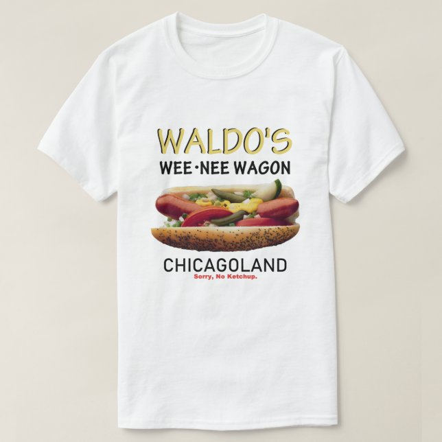 Camiseta Wee Nee Wagon de Waldo, Chicago (Diseño del anverso)