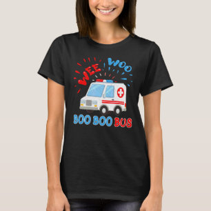 Camiseta Wee Woo Boo Bus Ambulancia Ems Emt Paramedic